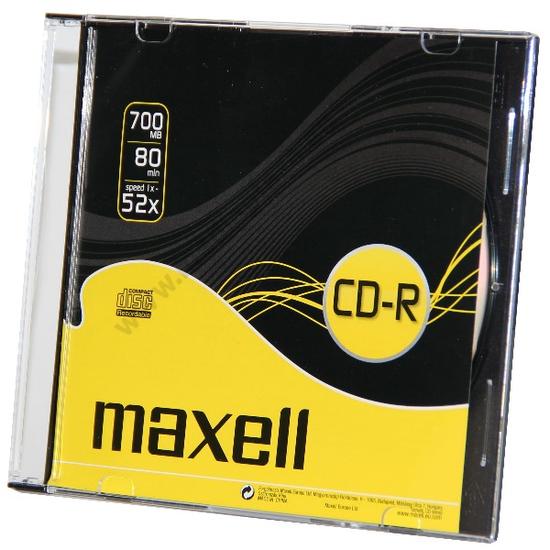 MAXELL CD  R  52X SLIM TOKBAN 10 MEDIAPLAZA EU  